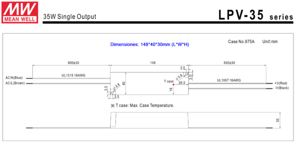 LPV 35 24 fuente meanwell
