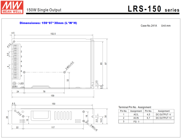 lrs 150 12 fuente meanwell 1