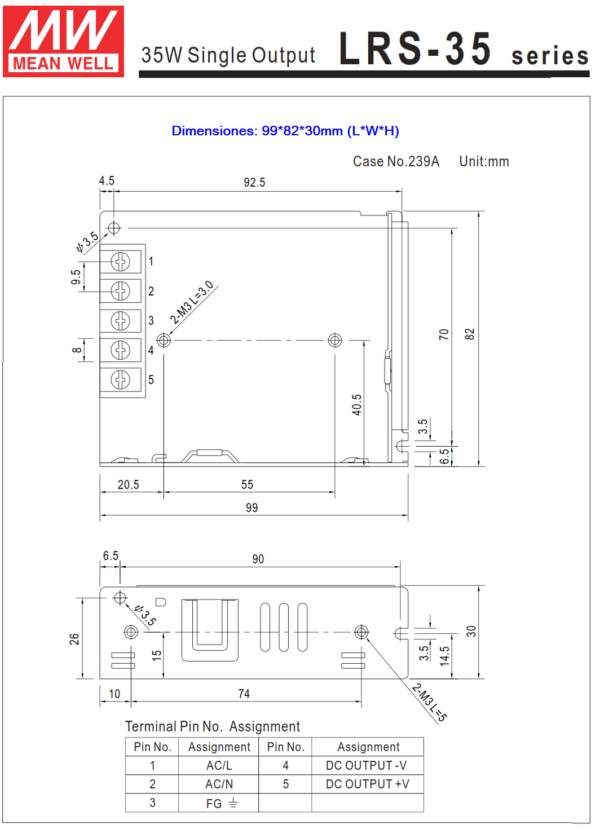 lrs 35 24 fuente meanwell