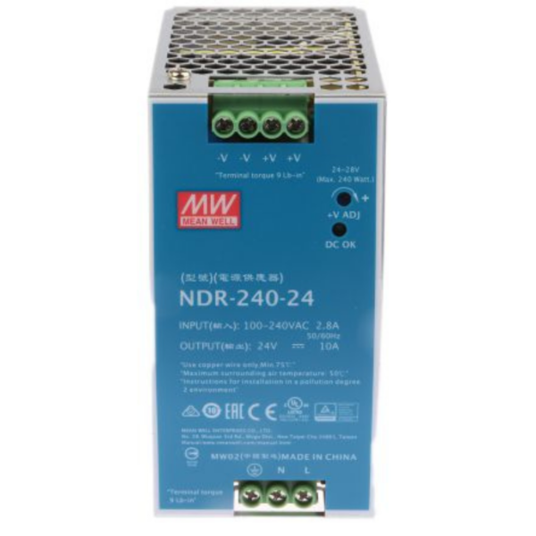 mw 24v10 amp ndr 240 24