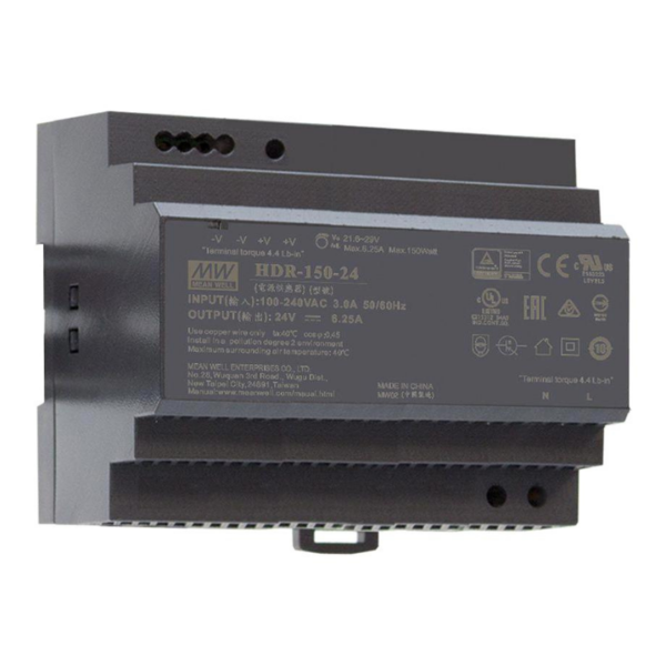mw 24v625 amp hdr 150 24 1