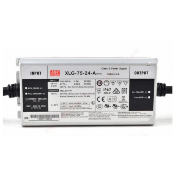 mw alum 24v31 amp driver led xlg 75 24 a ip65