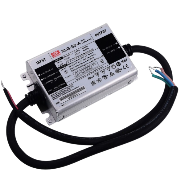 mw alum 54v1 amp driver led xlg 50 a ip67 1