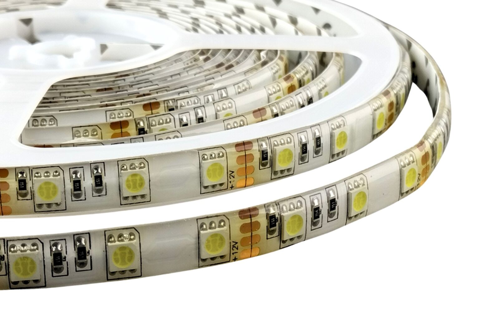 CINTA LED STANDARD 5050 SILICONADA 60L 12V BLANCO - Fervicom Productos ...