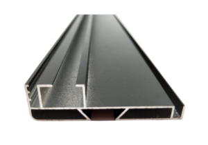 7800170 3 5515 PERFIL PS ALUMINIO PASAMENSAJES NEGRO CJ72