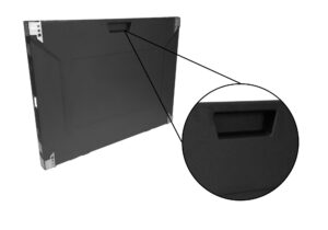 7800374 GABINETE ALUMINIO INTERIOR PARA MODULO 32X16CM 3 1