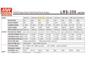 LRS 350 5 FUENTE MW METALICA 5V@60A CJ15 1