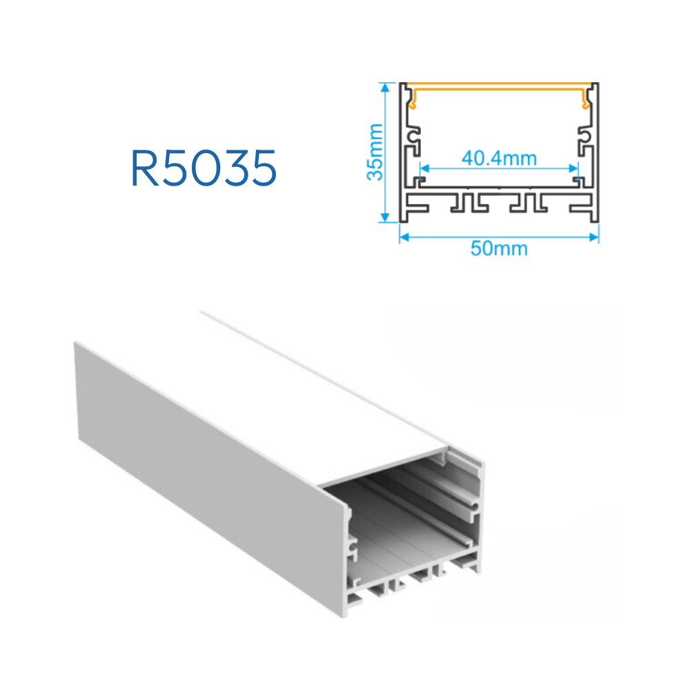 Difusor para perfil aluminio