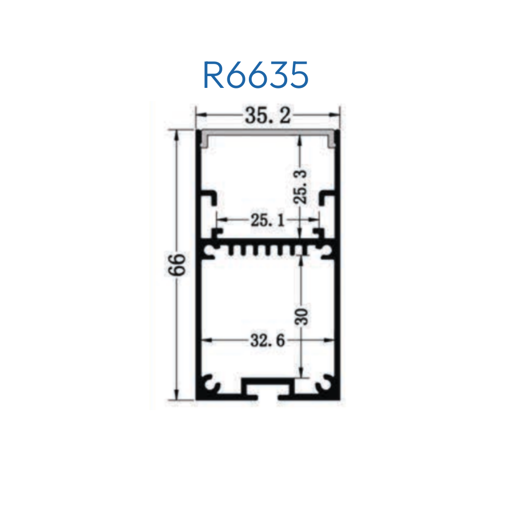 R5035 PERFIL DE ALUMINIO DIFUSOR OPAL - Productos LED Bogotá - Fuentes,  adaptadores y circuitos Colombia