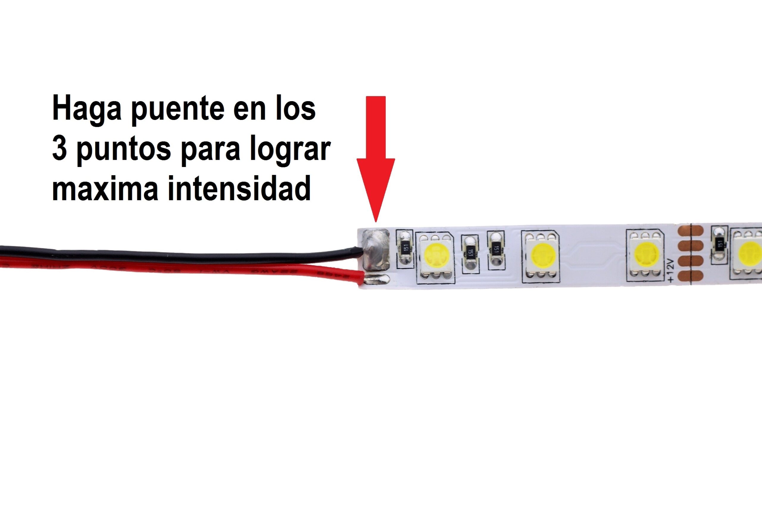 Tiras LED De Cinta Blanca