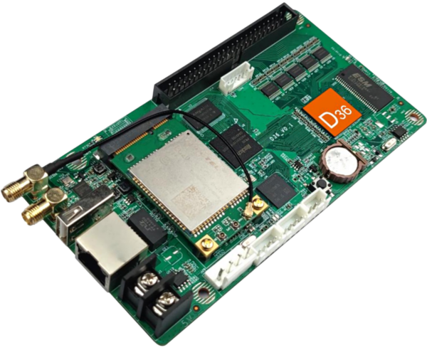 hd d36 tarjeta de control pantallas rgb wifi