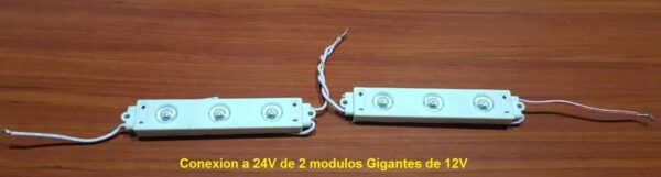 modulo turbo 2835 3 colores 12v 1