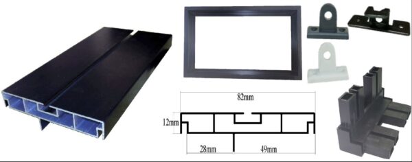 perfil aluminio doble cara f8212 82mm