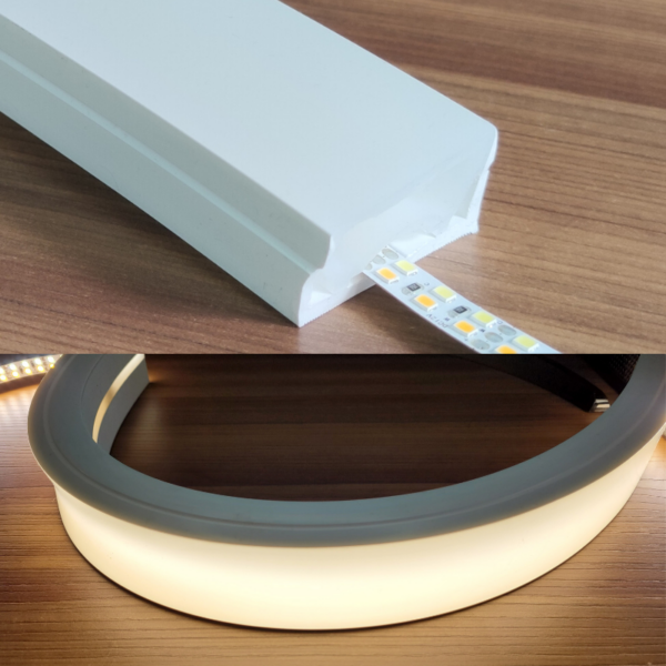 perfil silicona flex neon 5025