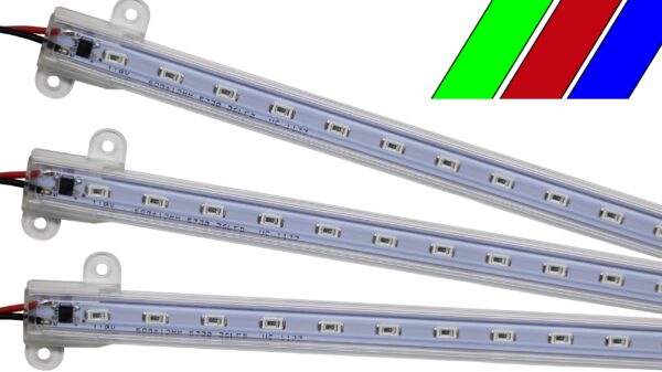 regleta led 110v transparente 60cm varios colores scaled