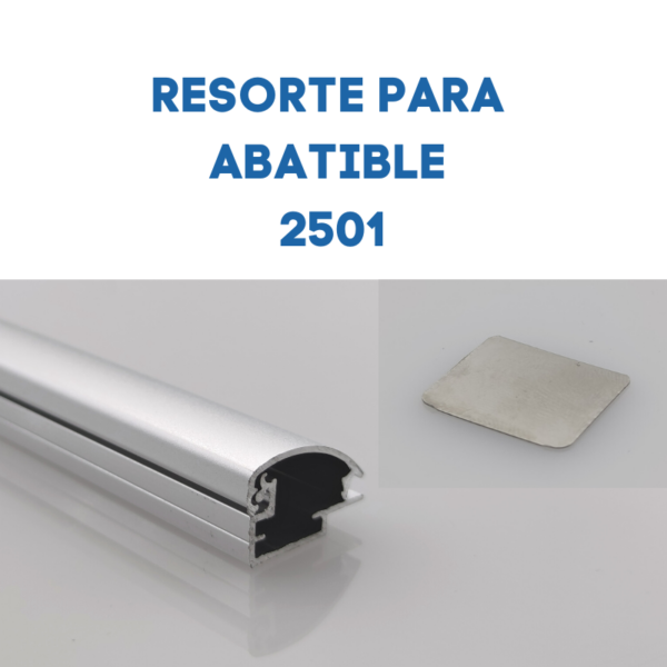 resorte para perfil abatible 2501