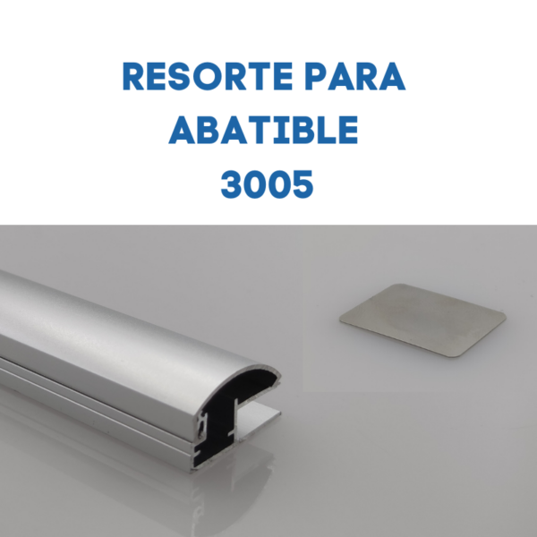 resorte para perfil abatible 3005