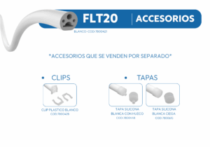 FLT20 PERFIL SILICONA BLANCO 1mtr 2 FLT20 1 1