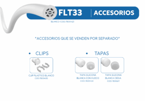 FLT33 PERFIL SILICONA BLANCO 1mtr 2 FLT33 1 1