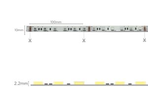 3520531 3 CINTA LED TIPO1H SS 5050 60L 24V RGB 14.4W 10MM NV