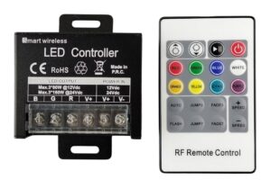 50101932 CONTROLADOR HX RGB4 RF20K RGB CON CONTROL DE 20TECLAS 20A