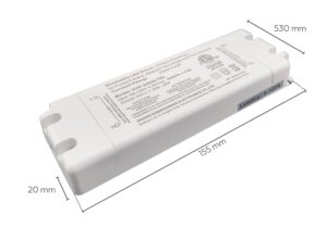 FUENTE DIMERIZABLE POR TRIAC 24V 25W 1.05A 3 6010067 DIMTRI24V25W FUENTE DIMERIZABLE IP30 24V 25W 1.05A TRIAC CJ20