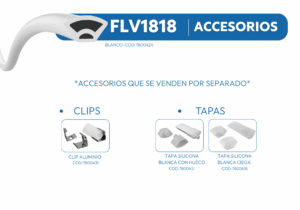 FLV1818 PERFIL SILICONA BLANCO 1mtr 2 FLV1818 1 1