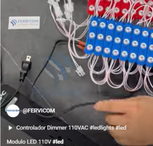 Modulo 110V 3 LED'S para Avisos LED 5 MODULO LATERAL 110V 7818
