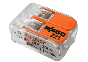 7010021 CONECTOR WAGO PALANCA 2P AWG24 12