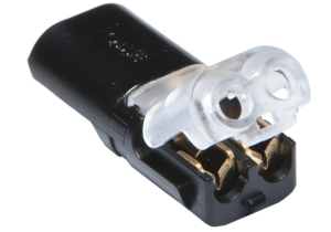 CONECTOR 2P OVALADO NEGRO