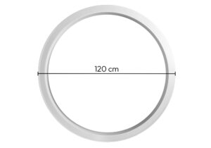 ANILLO PERFIL ALUMINIO 5882 120CM DIAMETRO 2 7800600 ANILLO PERFIL ALUMINIO CR BLANCO 5882 120cm DIAMETRO 2