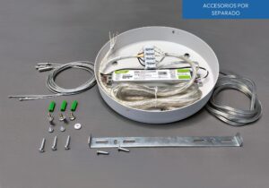 ANILLO PERFIL ALUMINIO 5882 90CM DIAMETRO 3 7800600 ANILLO PERFIL ALUMINIO CR BLANCO 5882 120cm DIAMETRO 3