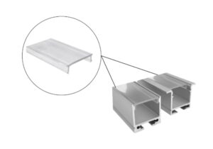 DIFUSOR CRISTAL PARA PERFIL R/RA2020C