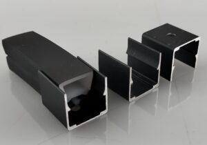 7800604 CLIP ALUMINIO NEGRO PARA FLR1616N