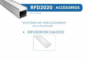 RFD2020 PERFIL DE ALUMINIO CRUDO DIFUSOR OPAL 1mtr 2 RFD2020 1