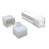 TAPA SILICONA BLANCA CON HUECO PARA PERFIL FLR1616 1 7800292 TAPA SILICONA BLANCA CON HUECO PARA FLR1616