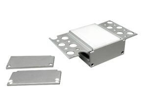 TAPA ALUMINIO GRIS CIEGA PARA TRL4019