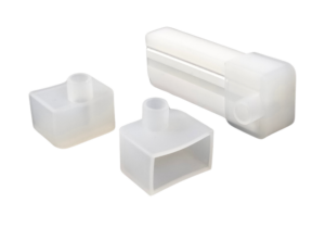 TAPA SILICONA BLANCA CON HUECO PARA FLR1018 Y FLRC1018