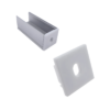 TAPA PLASTICA BLANCA CON HUECO PARA R2020 2 7800510 TAPA PLASTICA BLANCA CON HUECO PARA R2020 NVP