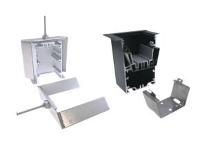 CLIP EXTERIOR/INTERIOR METALICO GRIS PARA R5075 Y RA5075