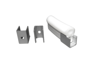 FLD1423 CLIP ALUMINIO GRIS
