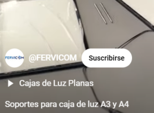 Soportes Cajas de luz A3 y A4