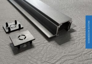 7800628 RA2717 PERFIL ALUMINIO RIEL MAGNETICO 3