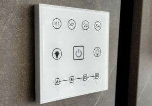 CONTROLADOR DE PARED 4 ZONAS 3 5010262 DIMMER DE PARED TOUCH 4 ZONAS HX HWP86 2.4G 4S 3