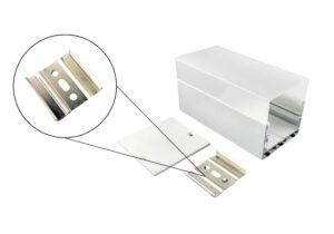 RC5052 CLIP ALUMINIO GRIS