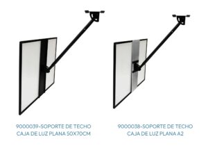 SOPORTES DE TECHO CAJA DE LUZ ULTRADELGADA