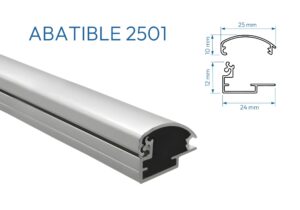 PERFIL ABATIBLE 2501 1mtr