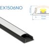FLEX1506NO PERFIL DE ALUMINIO FLEXIBLE NEGRO 1mtr 4 1758306710