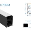 R5075NM PERFIL DE ALUMINIO NEGRO MATE 3.5mtr 5 1758741317