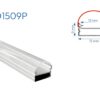 RD1509P PERFIL DE ALUMINIO DIFUSOR CRISTAL 1mtr 5 1758990322